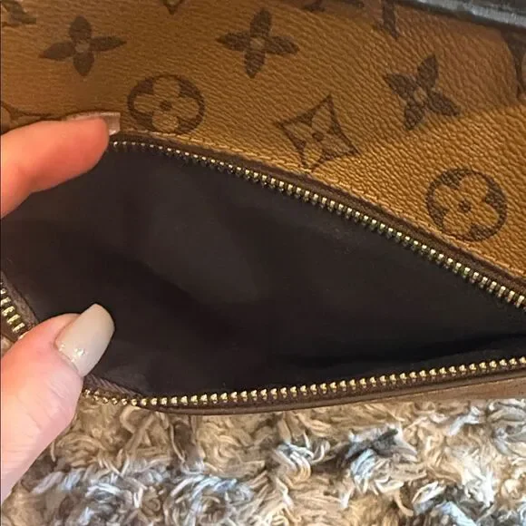 LV Brown Designer Monogram Crossbody Bag - Picture 10 of 13